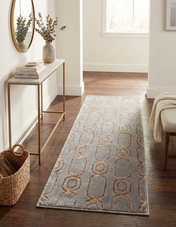 2' x 5' Vogue Geo Runner Rug