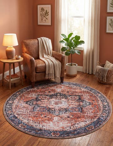 4' x 4' Yara Round Rug