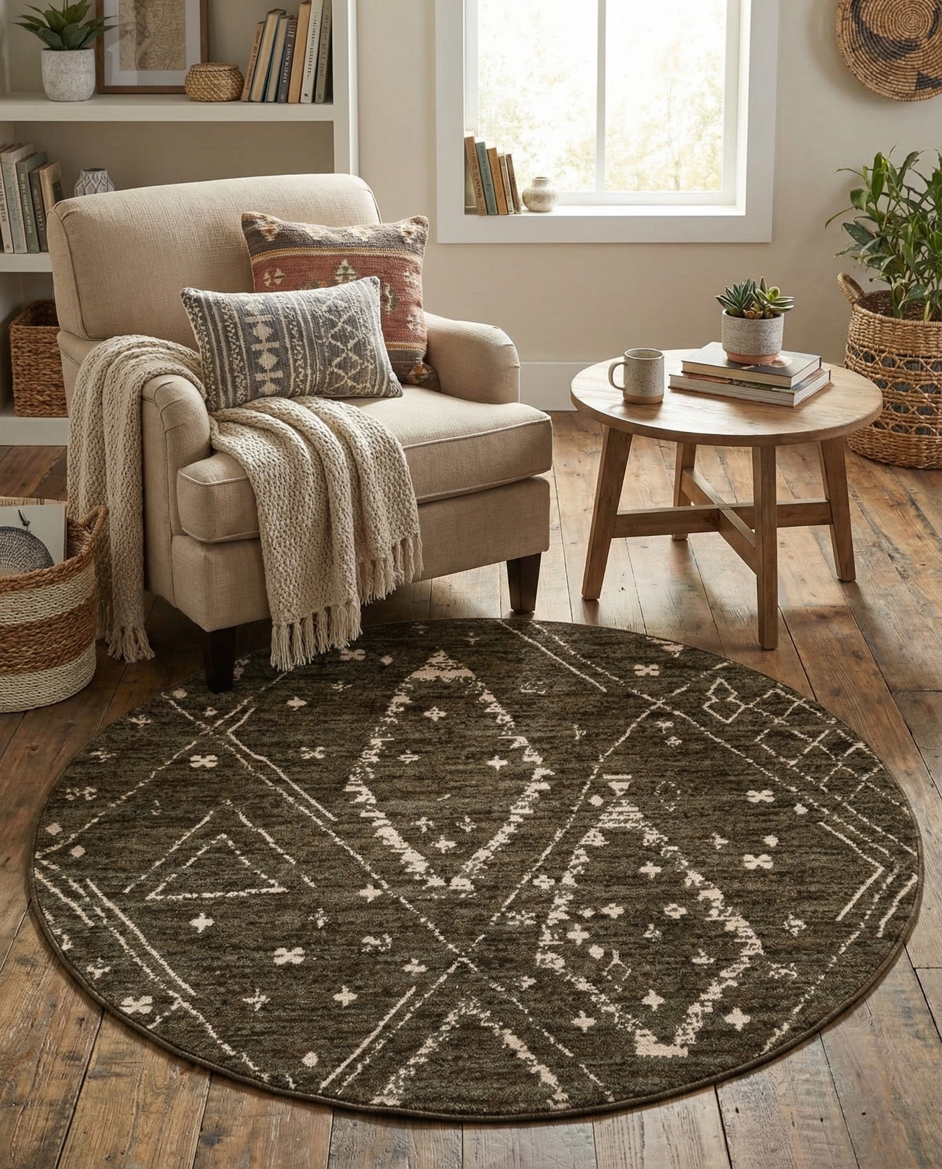 Primary image 5' x 5' Grand Tradition Round Rug