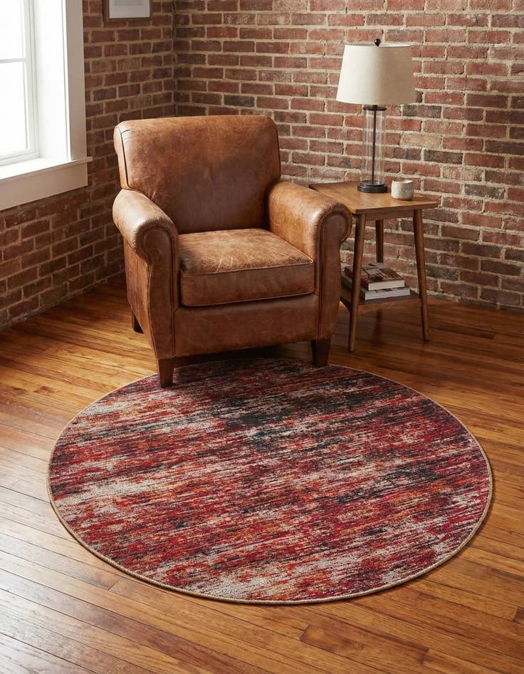 Detail image of 3' 6 x 3' 6 Asha Round Rug