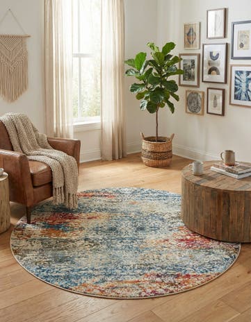 7' x 7' Santiago Round Rug