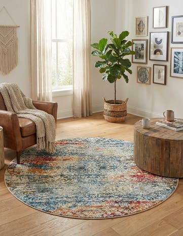 7' x 7' Santiago Round Rug