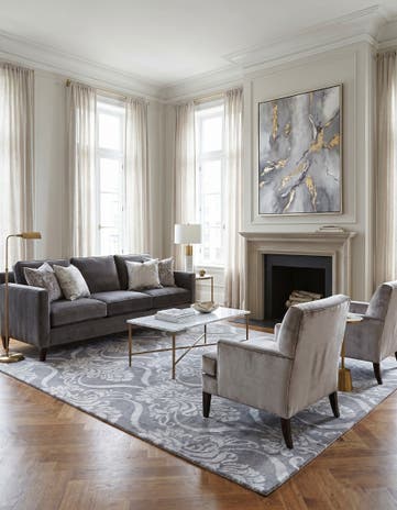 5' 1 x 8' Hand Knotted Darya Wool Rug