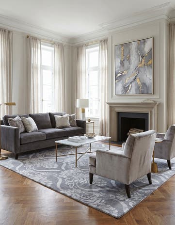 5' 1 x 8' Hand Knotted Darya Wool Rug