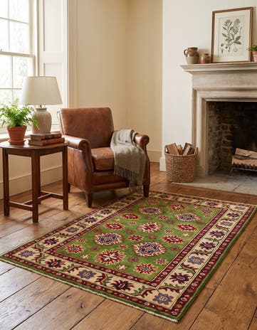 2' 10 x 4' Hand Knotted Kazak Rug