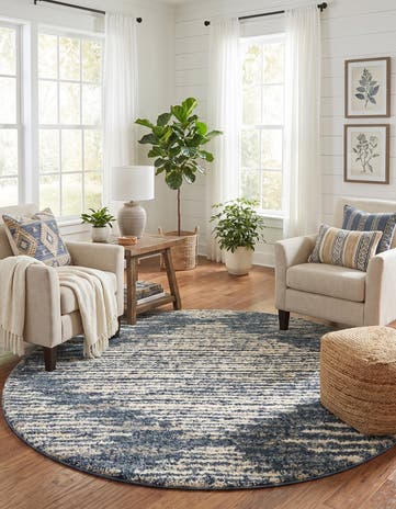 8' x 8' Serenity Shag Round Rug
