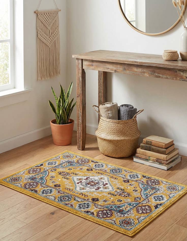 Detail image of 2' x 3' Kamala Washable Rug
