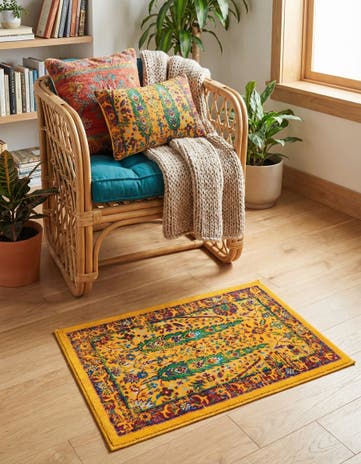 Yellow Calypso Rug
