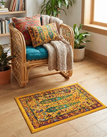 Yellow Calypso Rug