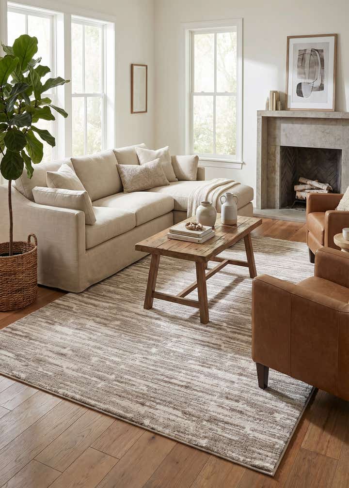 9' x 12' Sepia Rug