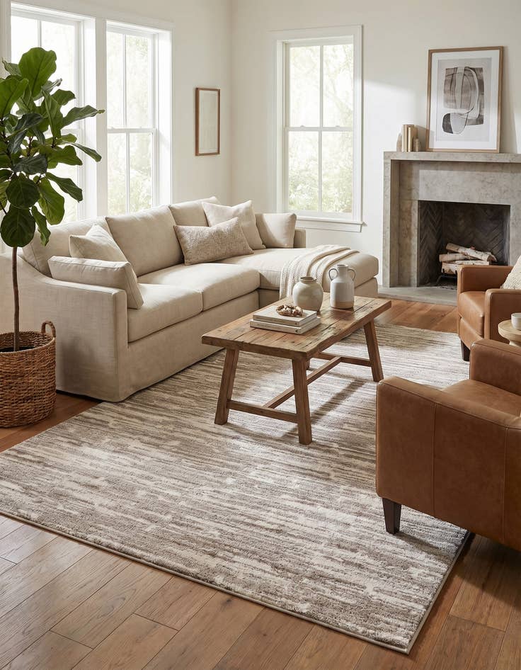 Detail image of 9' x 12' Sepia Rug