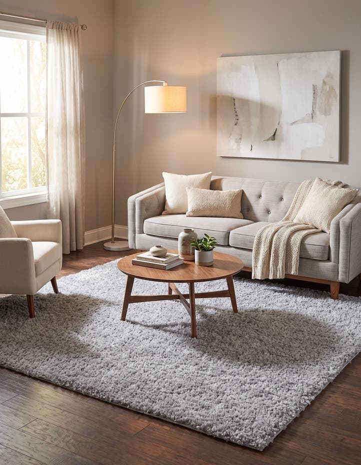 7' x 7' Zermatt Shag Square Rug