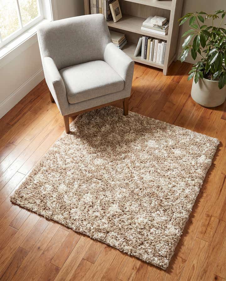 3' x 3' Moroccan Trellis Shag Square Rug