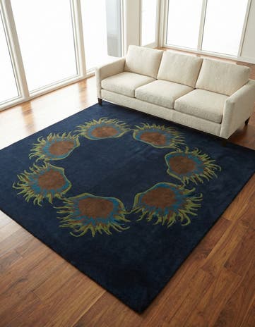 7' 7 x 7' 7 Luna Wool Square Rug