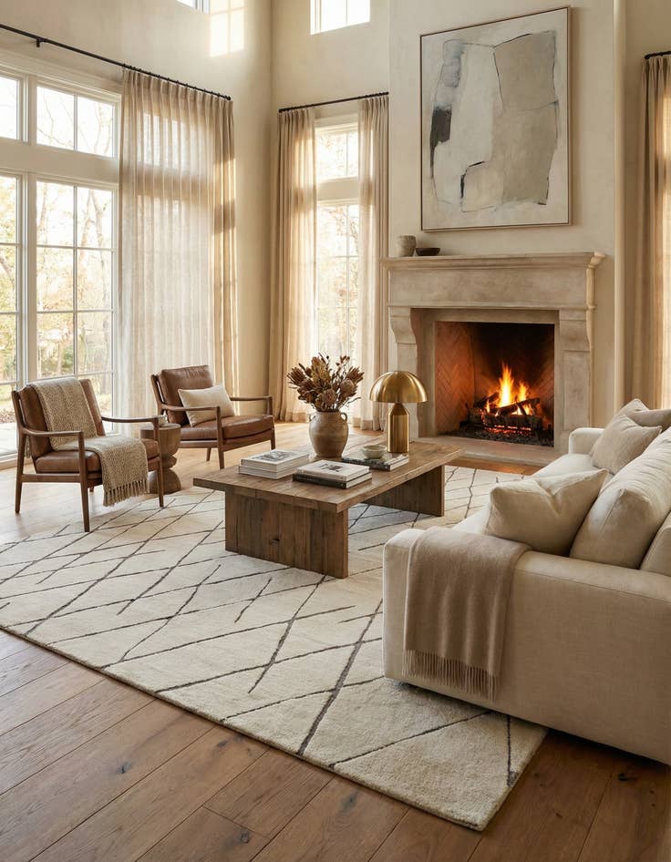 Detail image of 12' x 16' 1 Atlas Moroccan Wool Rug