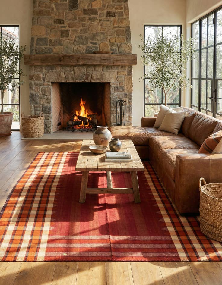 Detail image of 5' 6 x 7' 9 Jajim Rug