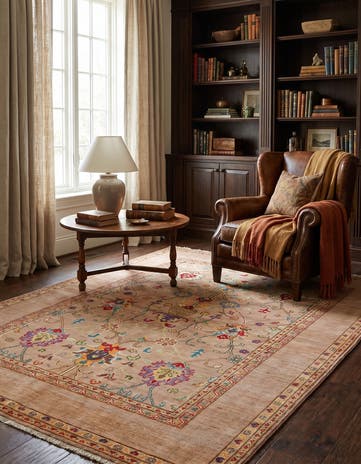 5' 9 x 8' Hand Knotted Kazak Rug