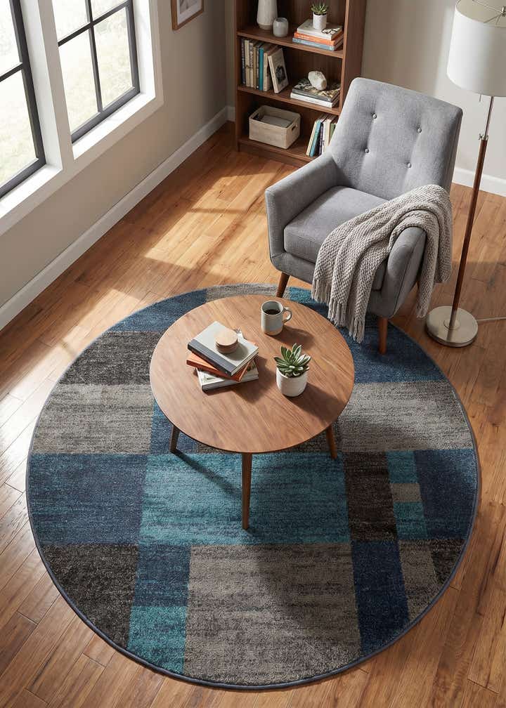 5' 3 x 5' 3 Harvest Round Rug