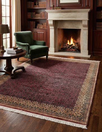 5' 7 x 7' 7 Taj Mahal Rug