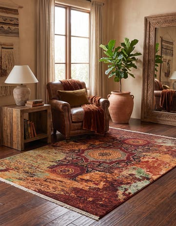 4' x 6' Hand Knotted Mamluk Ziegler Rug