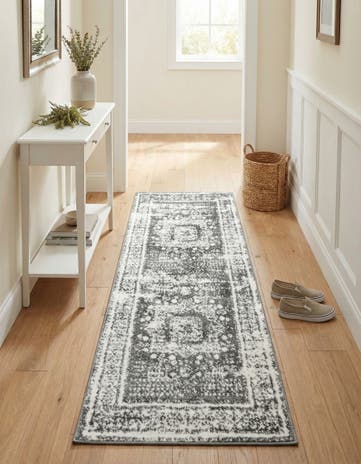 Gray Veneto Runner Rug