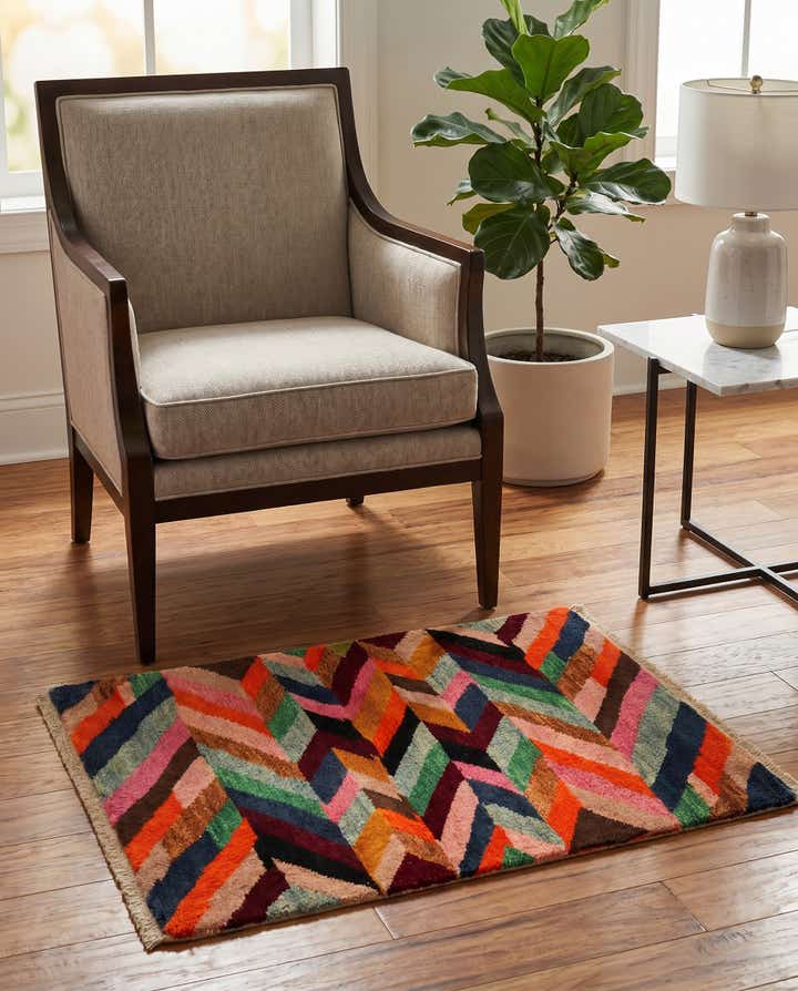 2' 8 x 4' 1 Hand Knotted Balouch Wool Rug