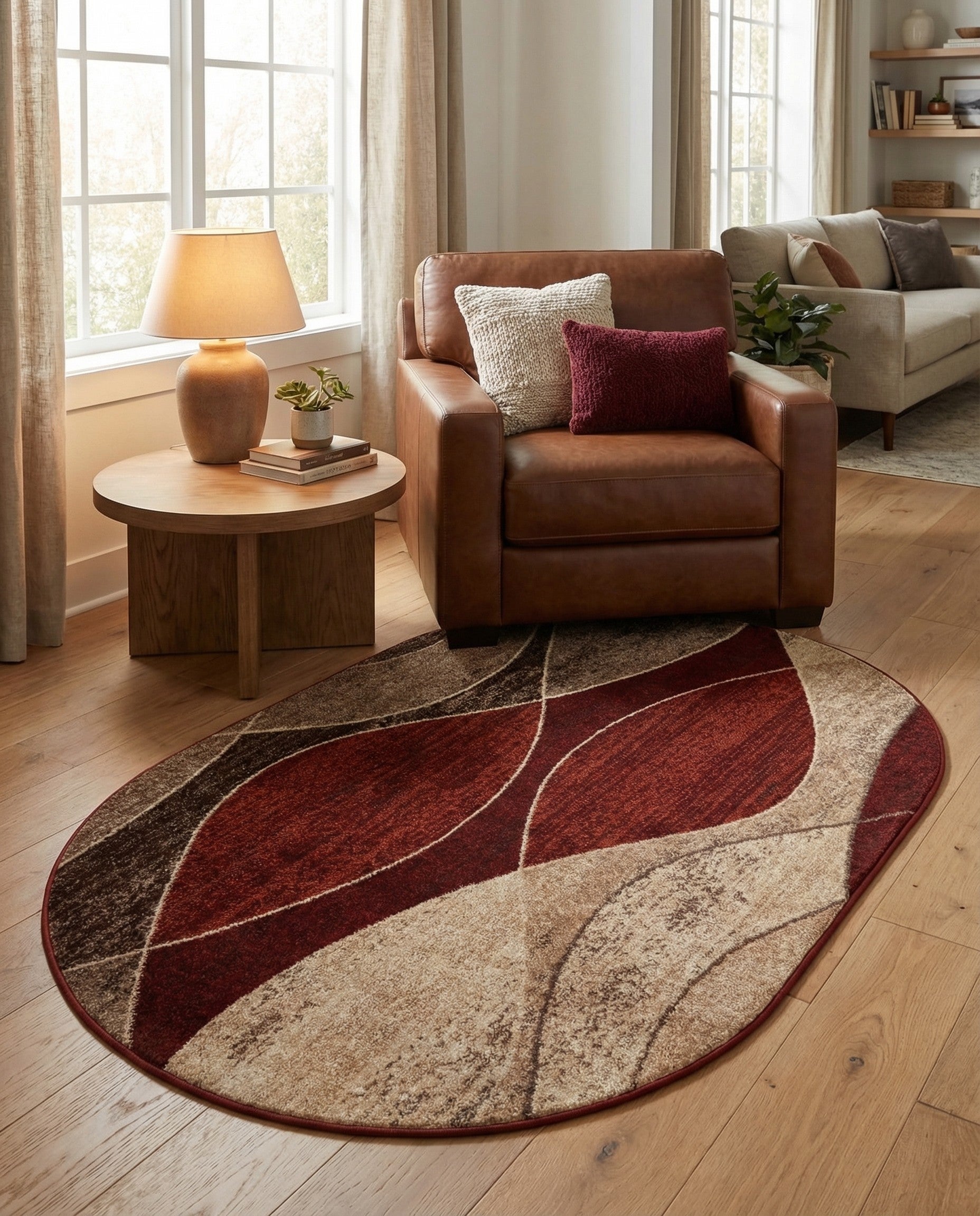 4' 1 x 6' 1 Equinox Oval Rug