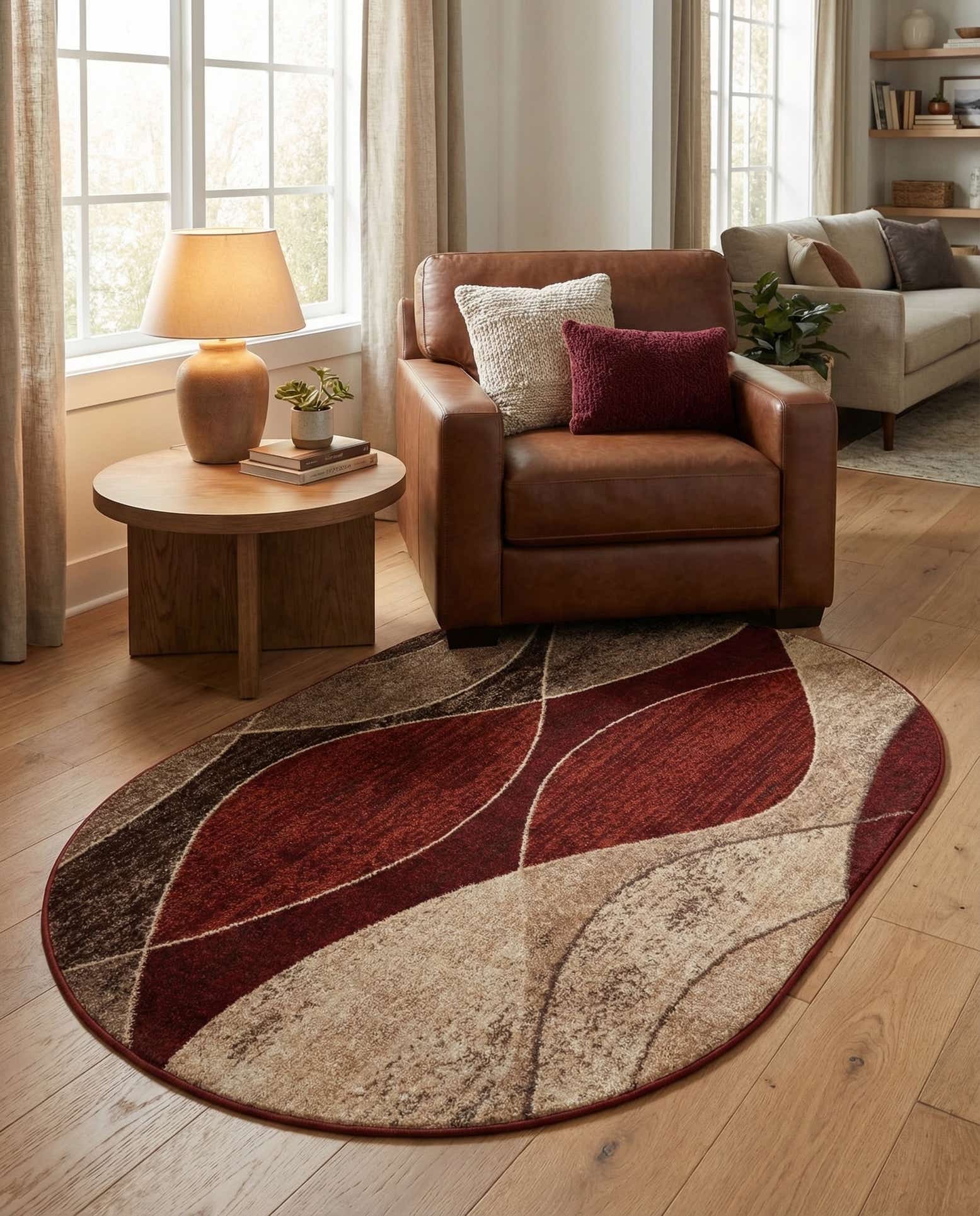 4' 1 x 6' 1 Harvest Oval Rug