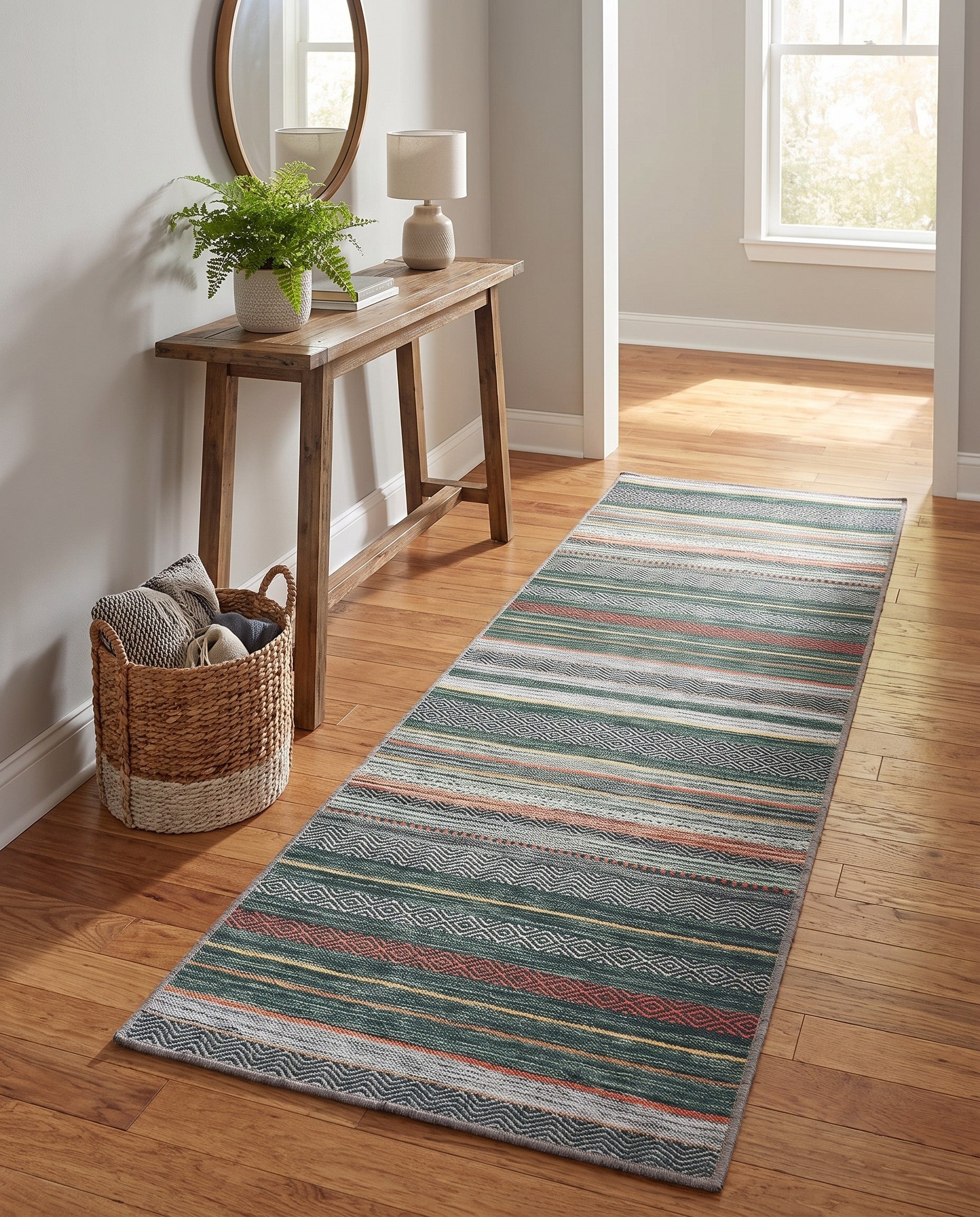 2' x 6' Washable Yara Runner Rug