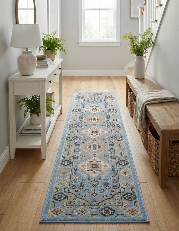 Detail image of 2' x 8' Kamala Washable Runner Rug