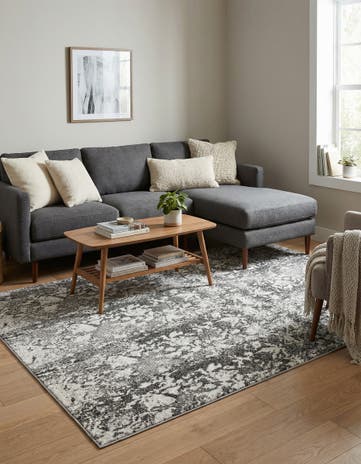 Dark Gray Metropolis Rug
