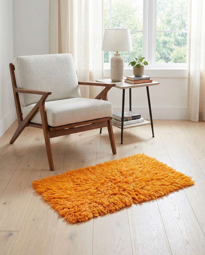 2' 5 x 4' 3 Hand Knotted Moroccan Wool Rug