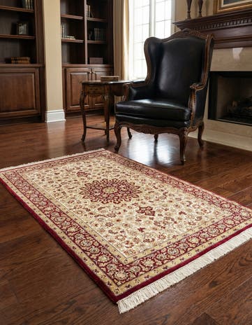 2' 7 x 3' 11 Ghom Silk Rug