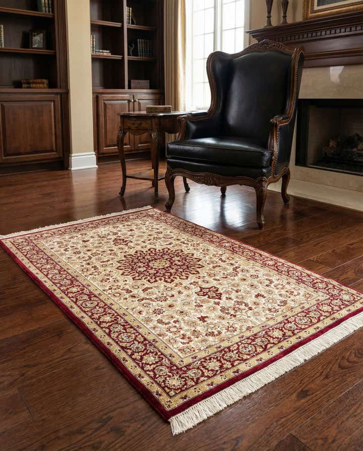 2' 7 x 3' 11 Ghom Silk Rug