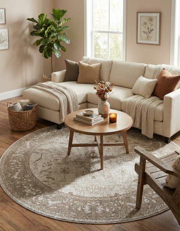 6' x 6' Miranda Round Rug