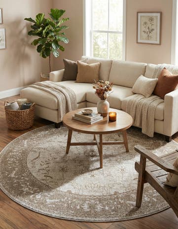 6' x 6' Miranda Round Rug