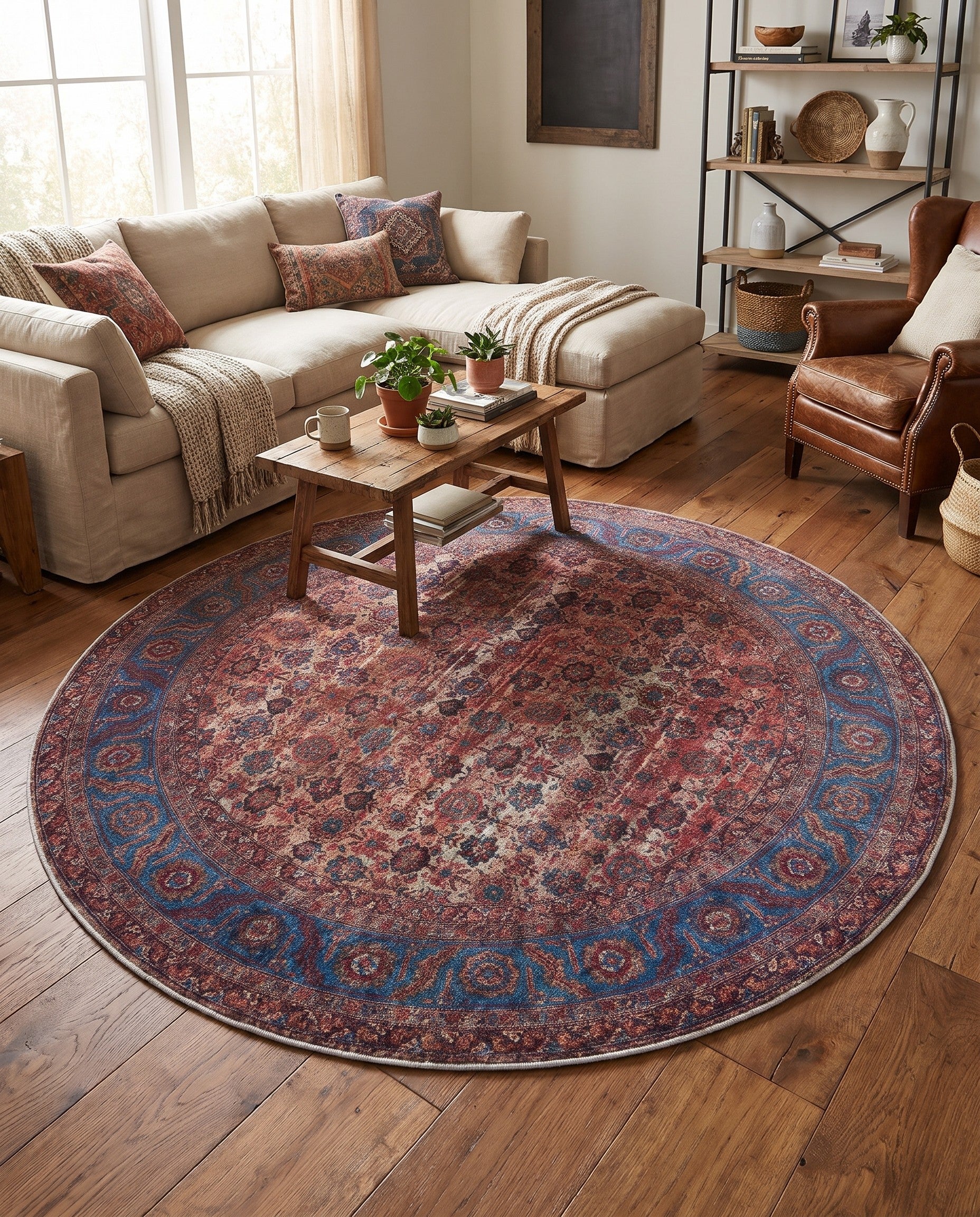 7' 10 x 7' 10 Maahru Round Rug