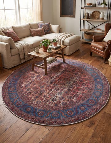 240cm x 240cm Maahru Tapis Rond