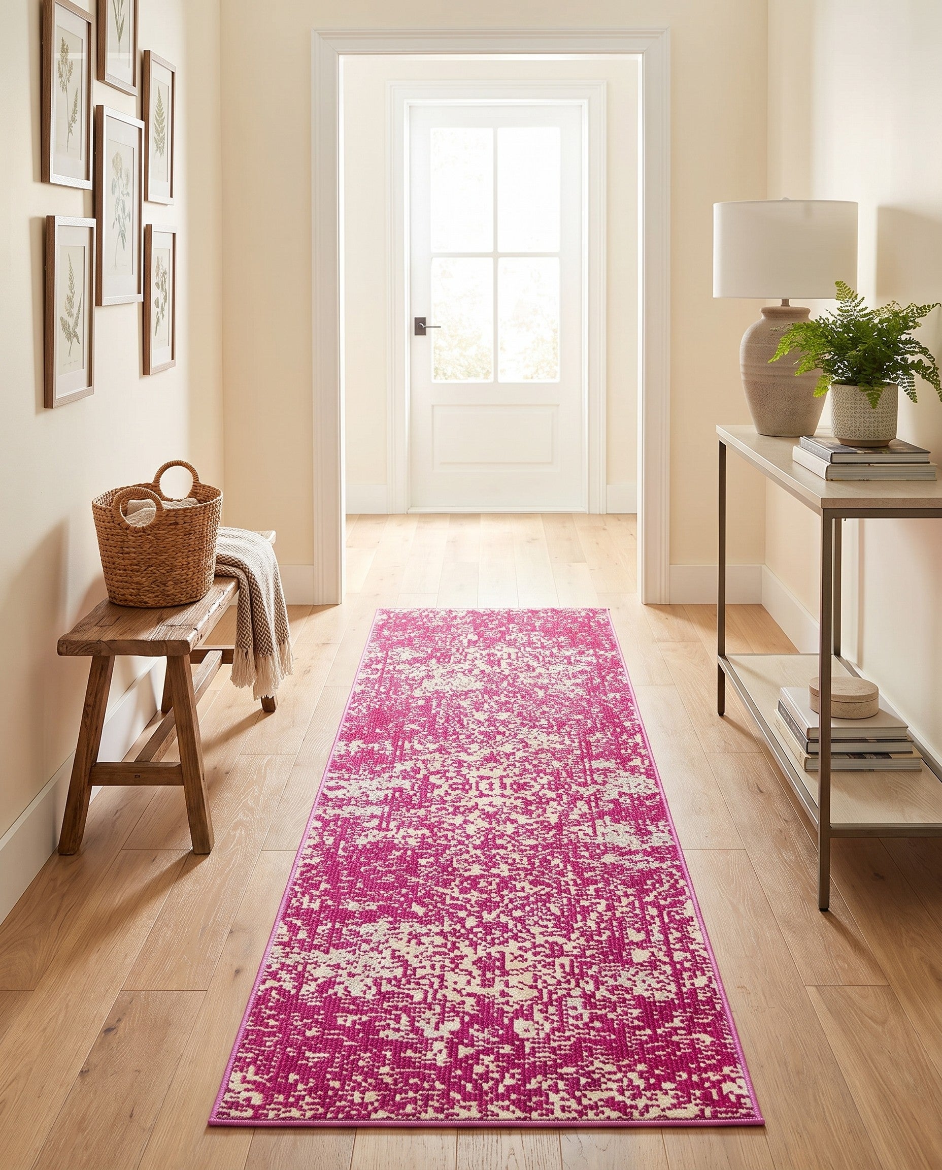 Pink Amulet Runner Rug