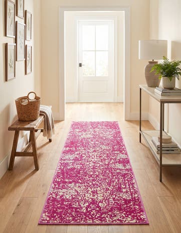 Pink Amulet Runner Rug