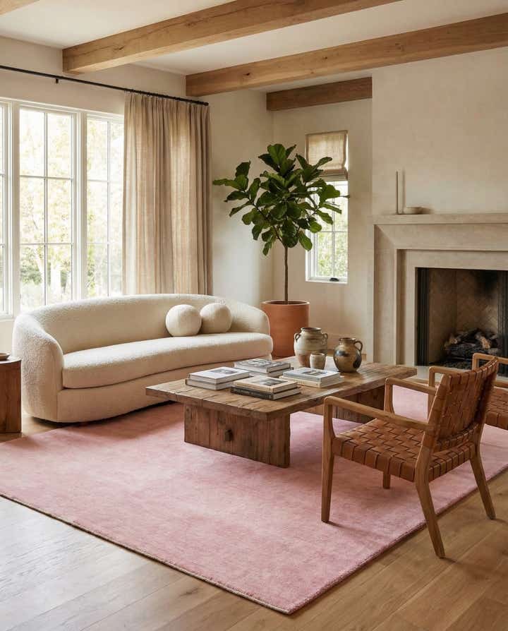 9' 10 x 13' Hand Knotted Solid Gabbeh Wool Rug