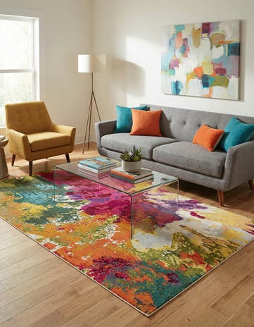 5' x 8' Washable Hyacinth Rug
