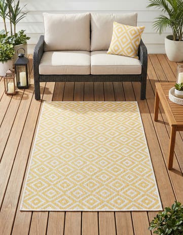 3' x 5' 3 Easy-Clean Jill Zarin Costa Rica Indoor / Outdoor Rug