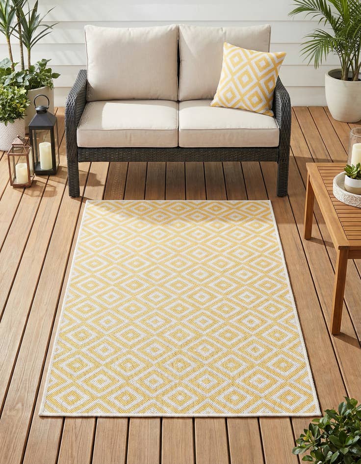 Detail image of 3' x 5' 3  Washable Jill Zarin Costa Rica Indoor / Outdoor Rug