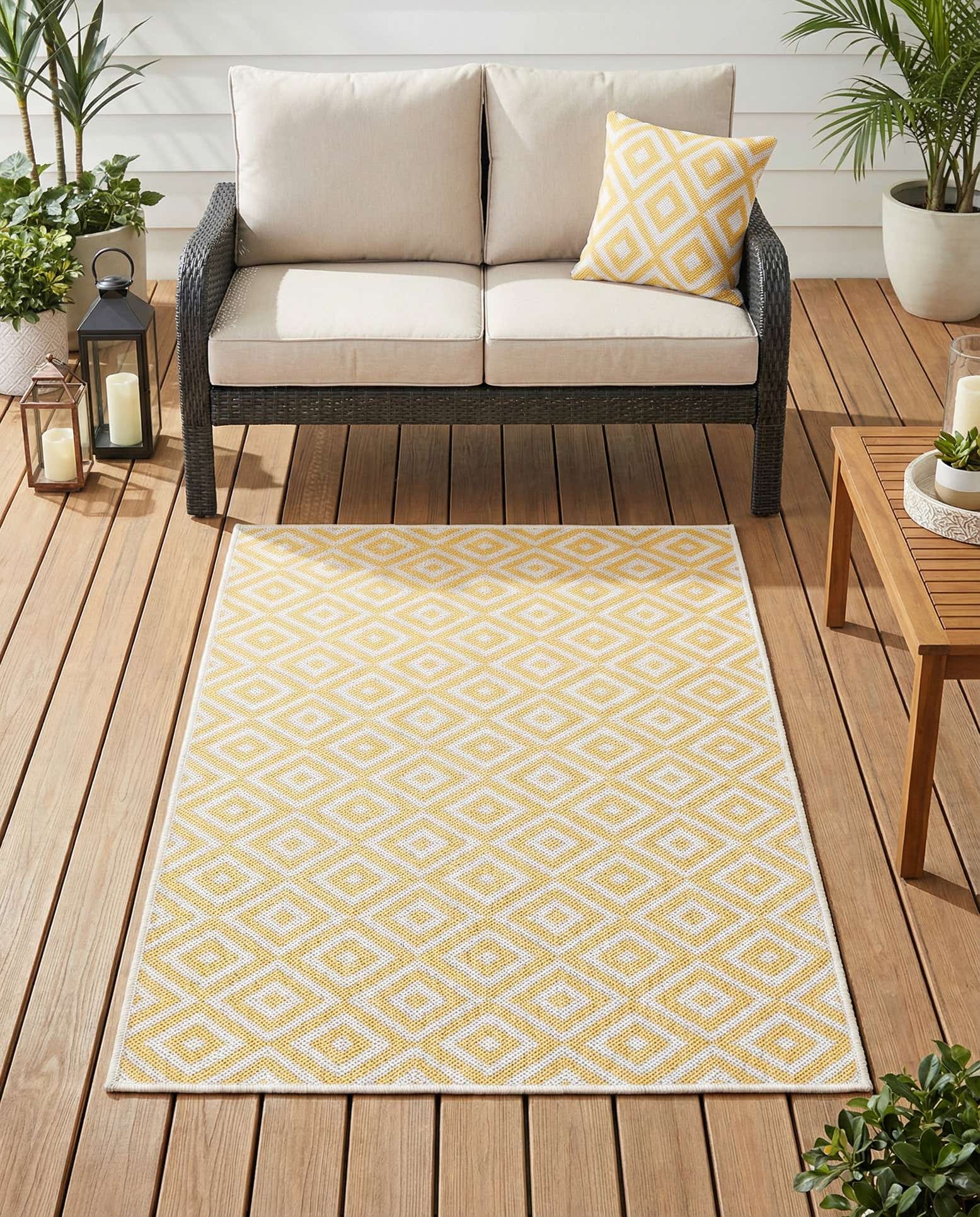 3' x 5' 3 Easy-Clean Jill Zarin Costa Rica Indoor / Outdoor Rug