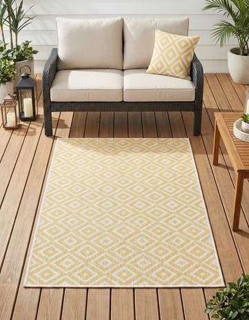 3' x 5' 3 Easy-Clean Jill Zarin Costa Rica Indoor / Outdoor Rug