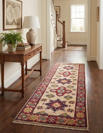 2' x 6' 4 Hand Knotted Kazak Runner Rug