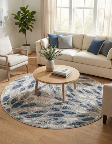 7' x 7' Charleston Round Rug