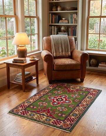 2' 1 x 2' 10 Hand Knotted Kazak Rug