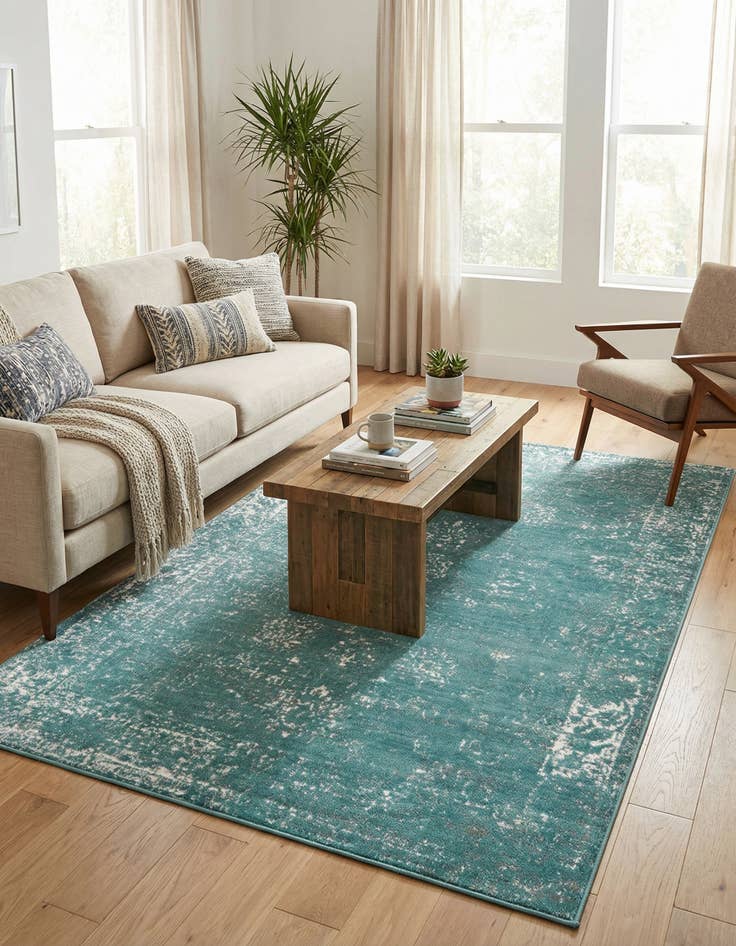 Detail image of 5' 3 x 8' Monte Carlo Rug